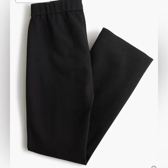 *NWT J Crew Factory black ponte cropped pull-on pants womens 6 - Picture 5 of 8